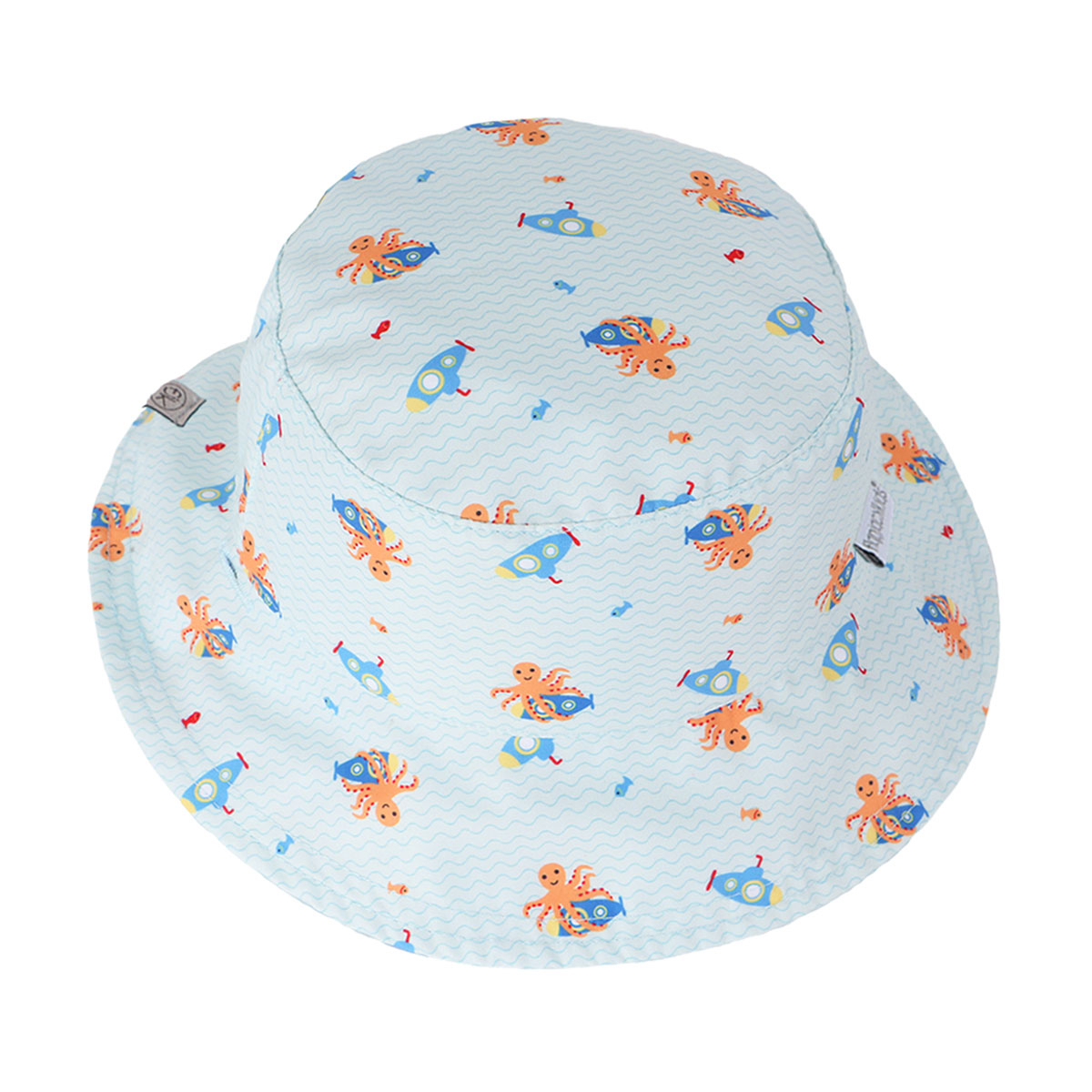 Παιδικό Καπέλο 2 Όψεων Με Αντιηλιακή Προστασία UPF50 FlapjackKids Sailboat/Submarine 2-4 Ετών