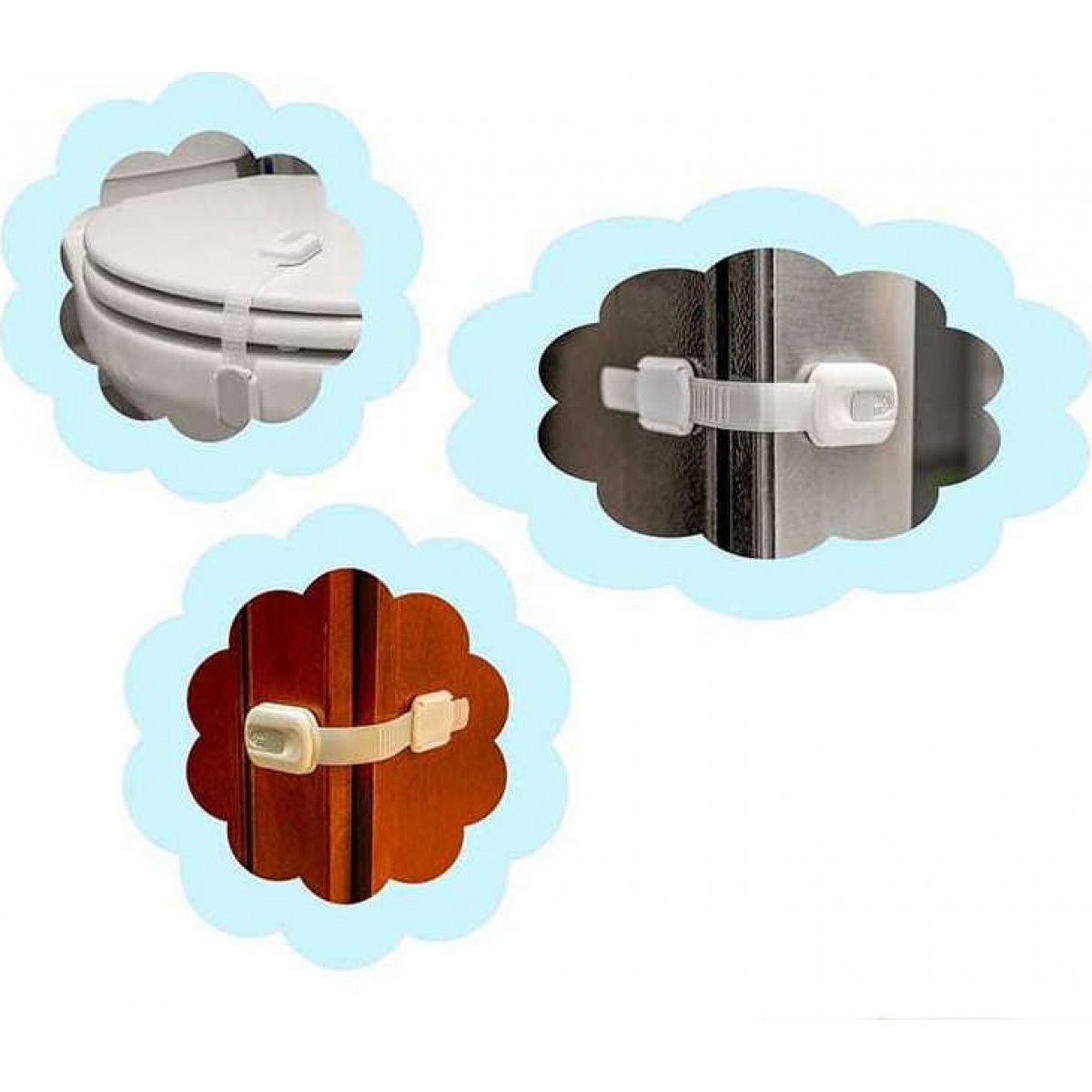 FreeOn Προστατευτικό Ασφαλείας Γενικής Χρήσης Ρυθμιζόμενο Λευκό 1τμχ