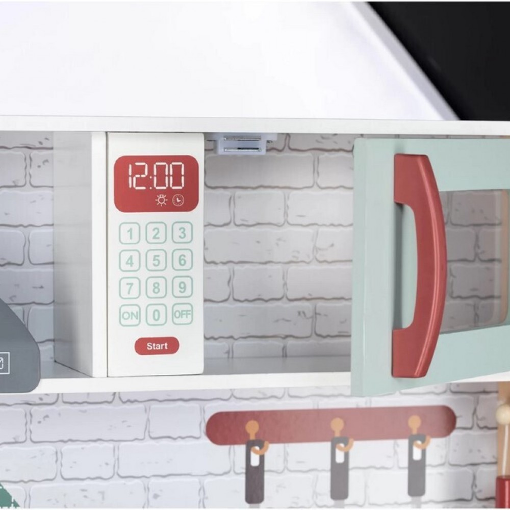 Ξύλινη παιδική κουζίνα με αξεσουάρ Free2Play