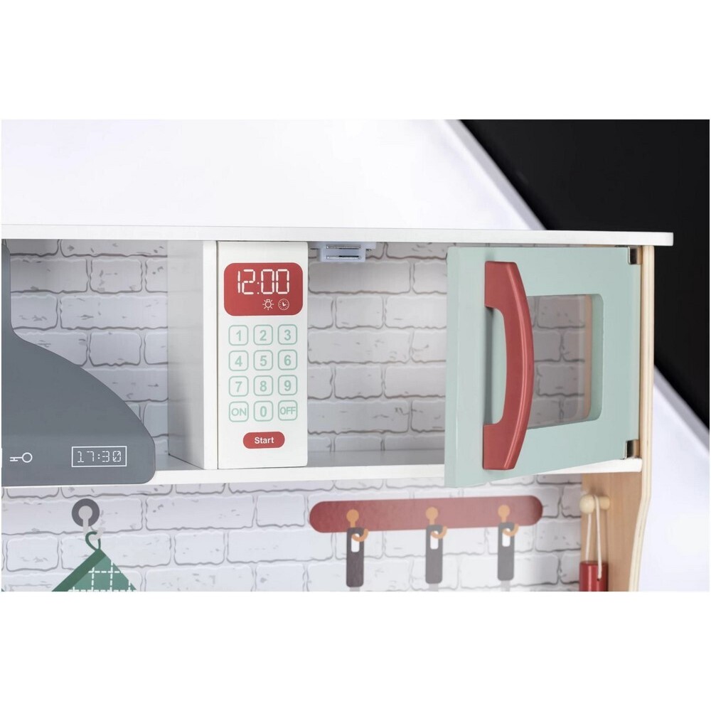 Ξύλινη παιδική κουζίνα με αξεσουάρ Free2Play