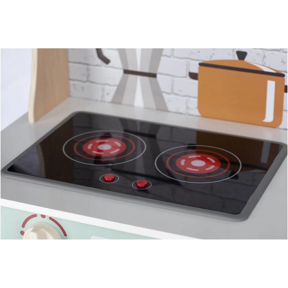 Ξύλινη παιδική κουζίνα με αξεσουάρ Free2Play