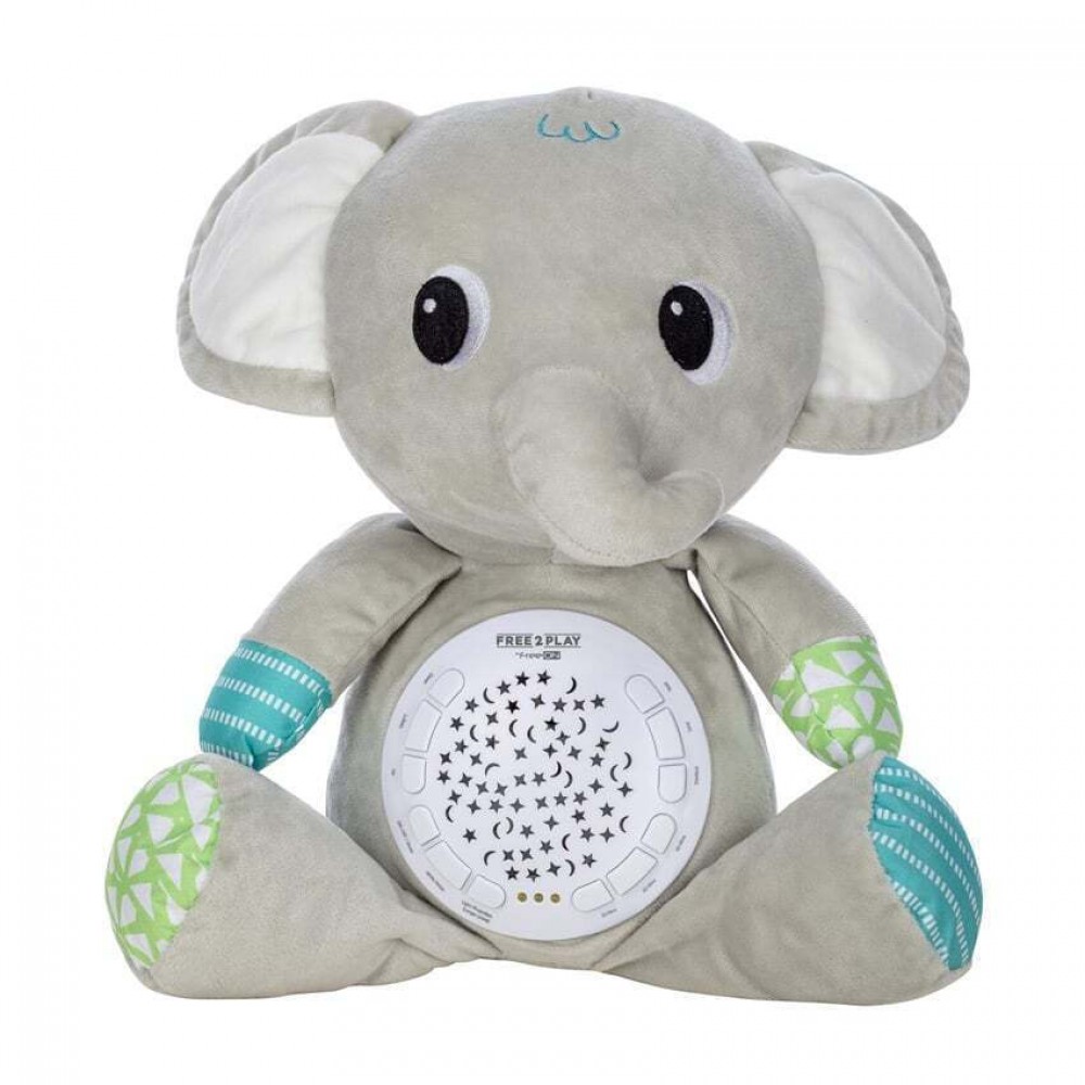 Προτζέκτορας Με λευκούς Ήχους & Μελωδίες  Free2Play Elephant 