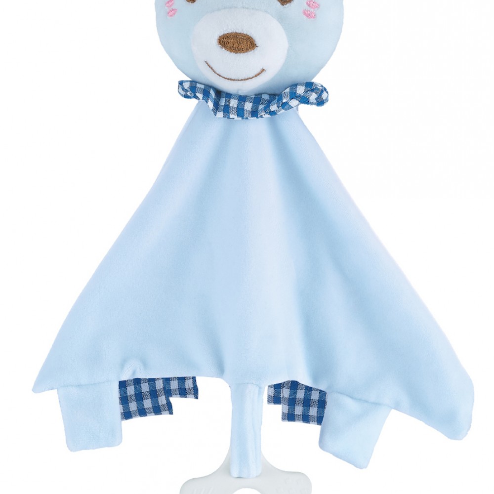 Πανάκι Παρηγοριάς/Ντουντού Με Μασητικό Free2Play Αρκουδάκι