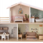 Ξύλινο Κουκλόσπιτο Επιπλωμένο Ella Free2Play