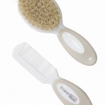 Σετ Βούρτσα - Χτένα με Φυσική Τρίχα FreeOn Beige