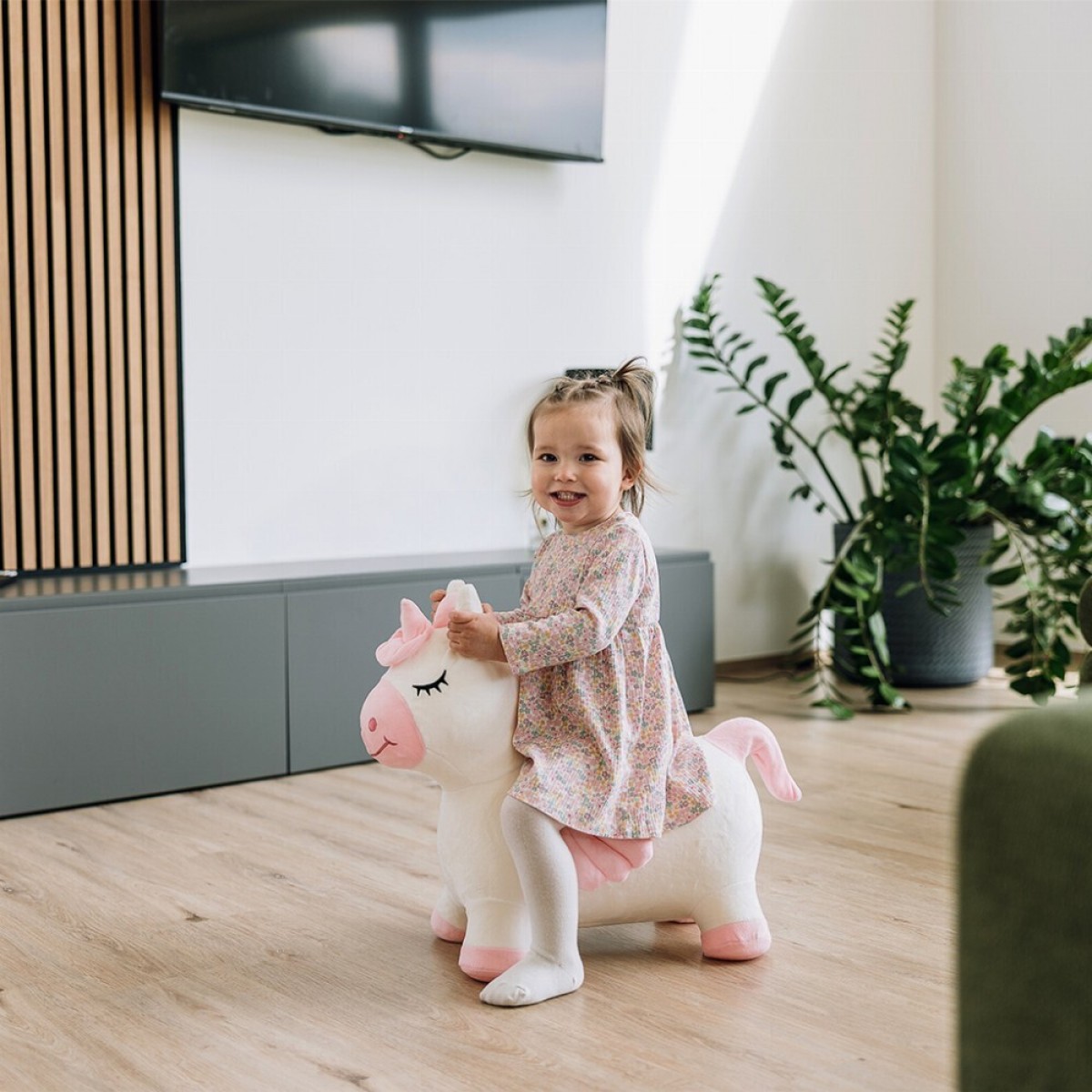 Κουνιστό Χοπ Χοπ Δεινόσαυρος Με Μαλακό Κάλυμμα Hopper Unicorn Free2Play