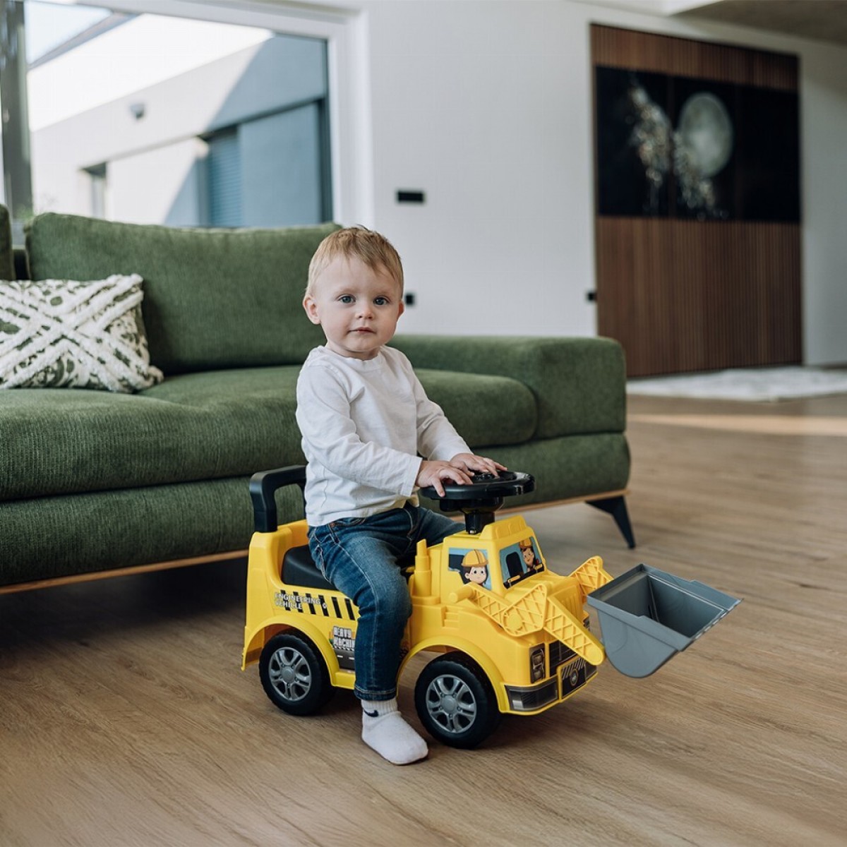 FreeON Περπατούρα – Στράτα  Μπουλντόζα κίτρινη