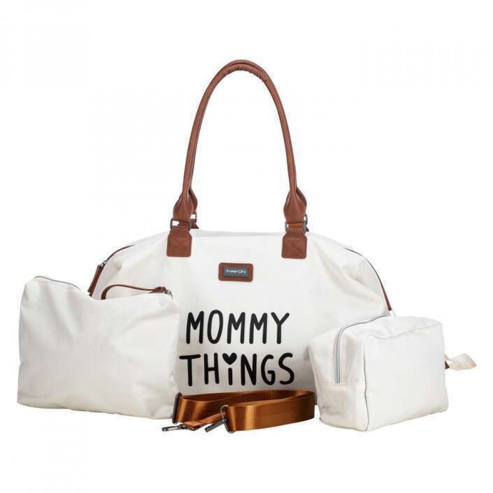 Τσάντα Μαιευτηρίου FreeOn Mommy Things Beige (εκρού)