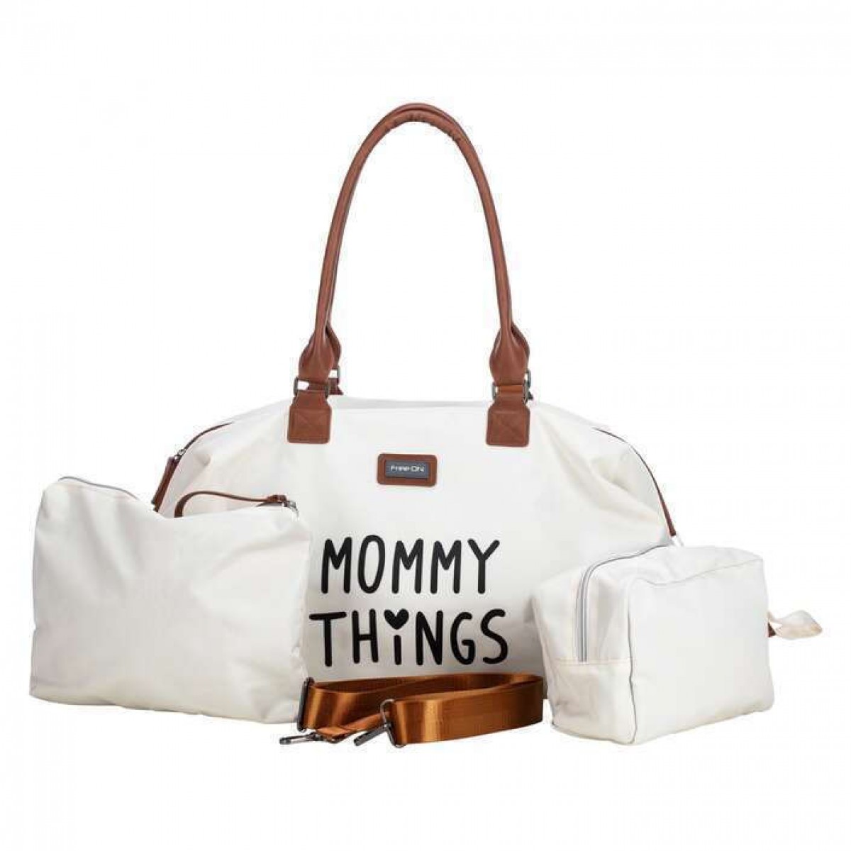 Τσάντα Μαιευτηρίου FreeOn Mommy Things Beige (εκρού)