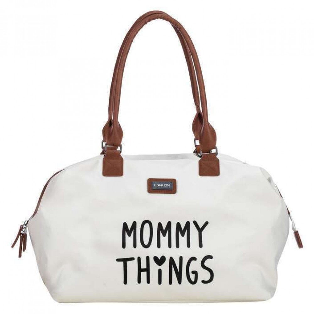 Τσάντα Μαιευτηρίου FreeOn Mommy Things Beige (εκρού)