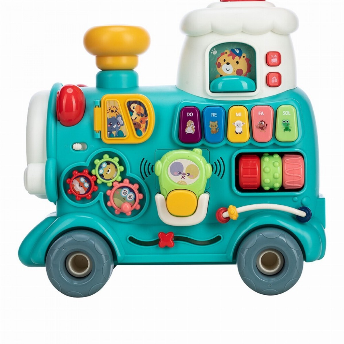 Ποδοκίνητο Μαγικό Τρένο 5 Σε 1 Ride On Green Free2Play