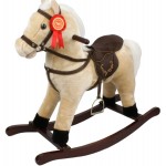 Λούτρινο Κουνιστό Αλογάκι με Ήχους  μπεζ