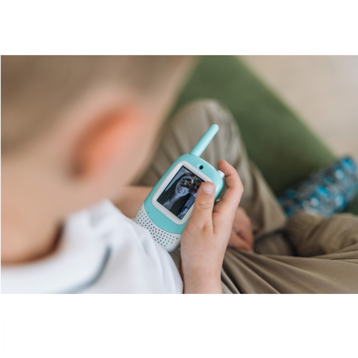 Free2Play Επαναφορτιζόμενα Walkie Talkie με Μηνύματα, Κάμερα & Βιντεοκλήση Blue