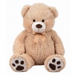 Λούτρινο Αρκουδάκι 100cm Καφέ Teddy Bear Cuddly Free2Play