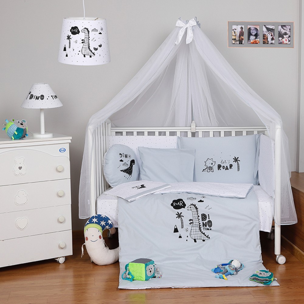 Σετ προίκας μωρού FUNNA BABY Dino Blue 8τμχ