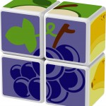 Geomag MAGICUBE Μαγνητική Κατασκευή - Συναρμολόγησε τα Φρούτα