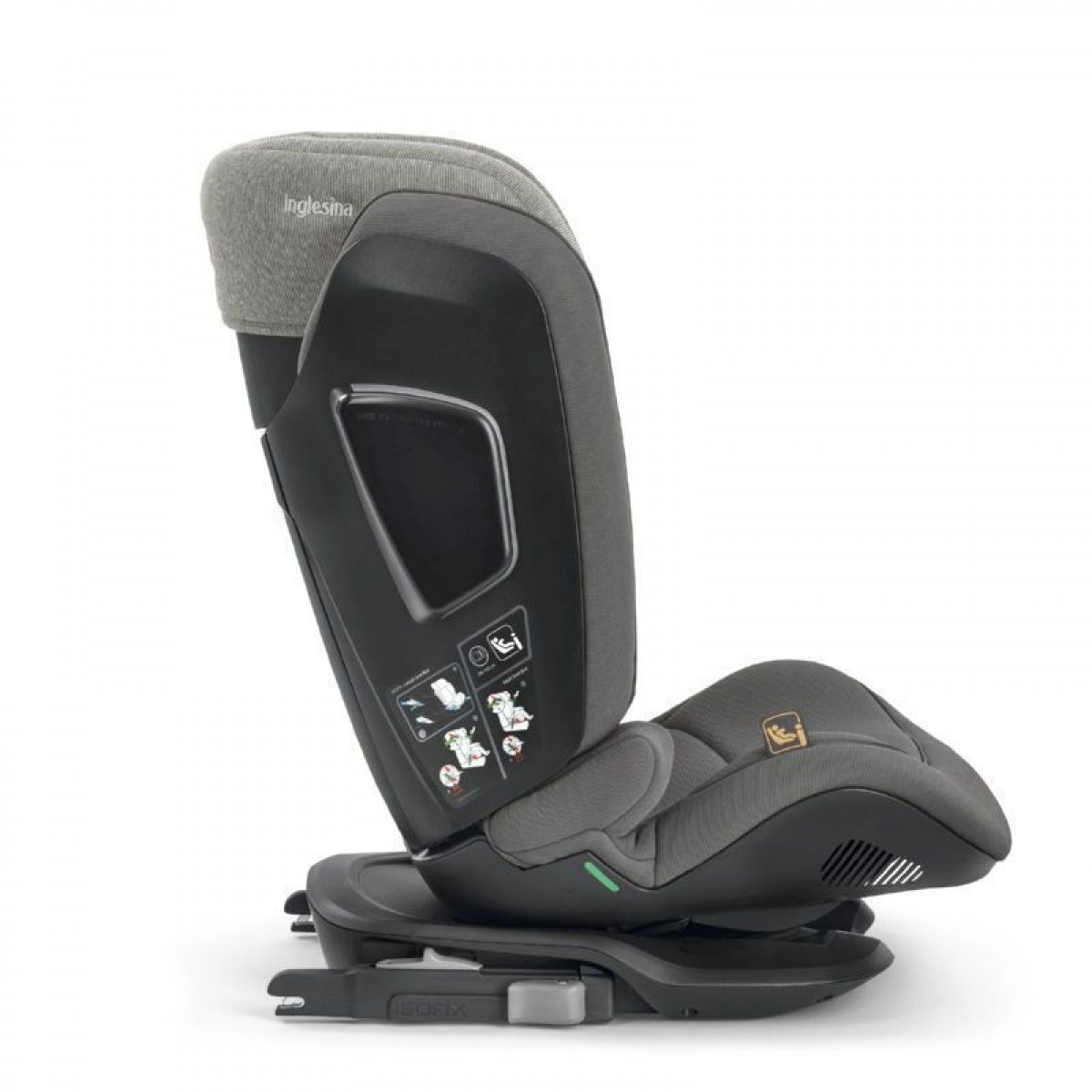 Inglesina Κάθισμα Αυτοκινήτου Cartesio i-Size 100-150cm Vulcan Black Inglesina Κάθισμα Αυτοκινήτου Cartesio i-Size 100-150cm Vulcan Black