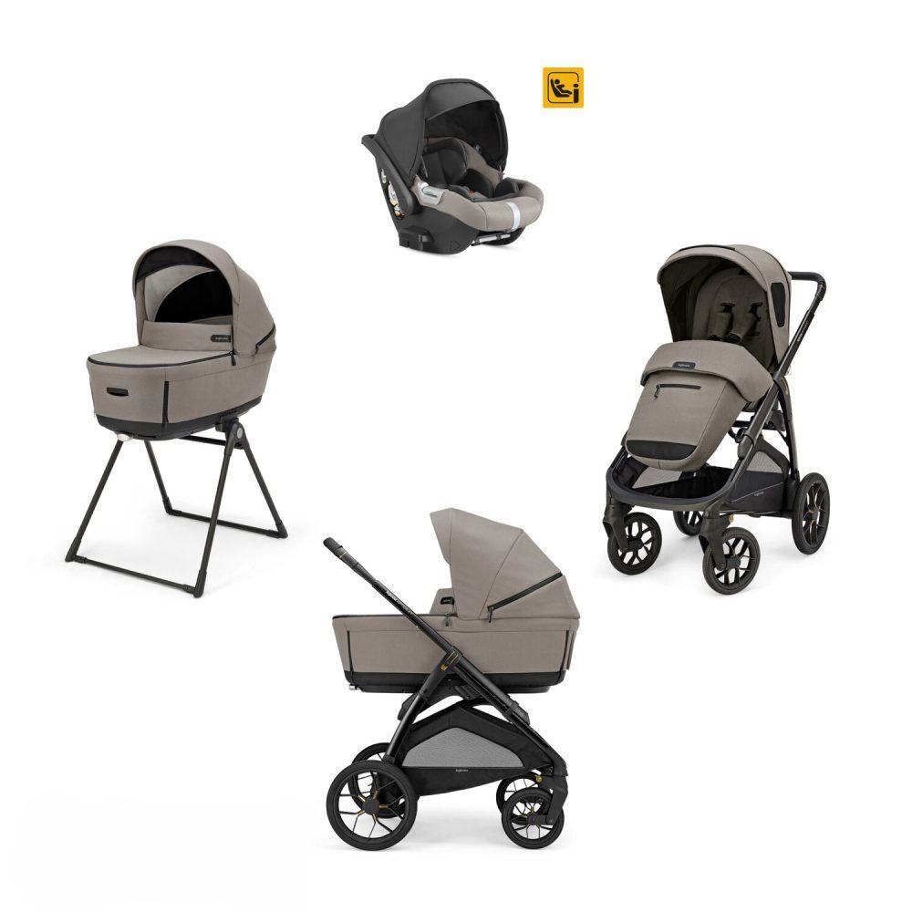 Inglesina Aptica XT Quattro Tundra Beige με σκελετό Nero & κάθισμα αυτ/του Darwin Infant 2025