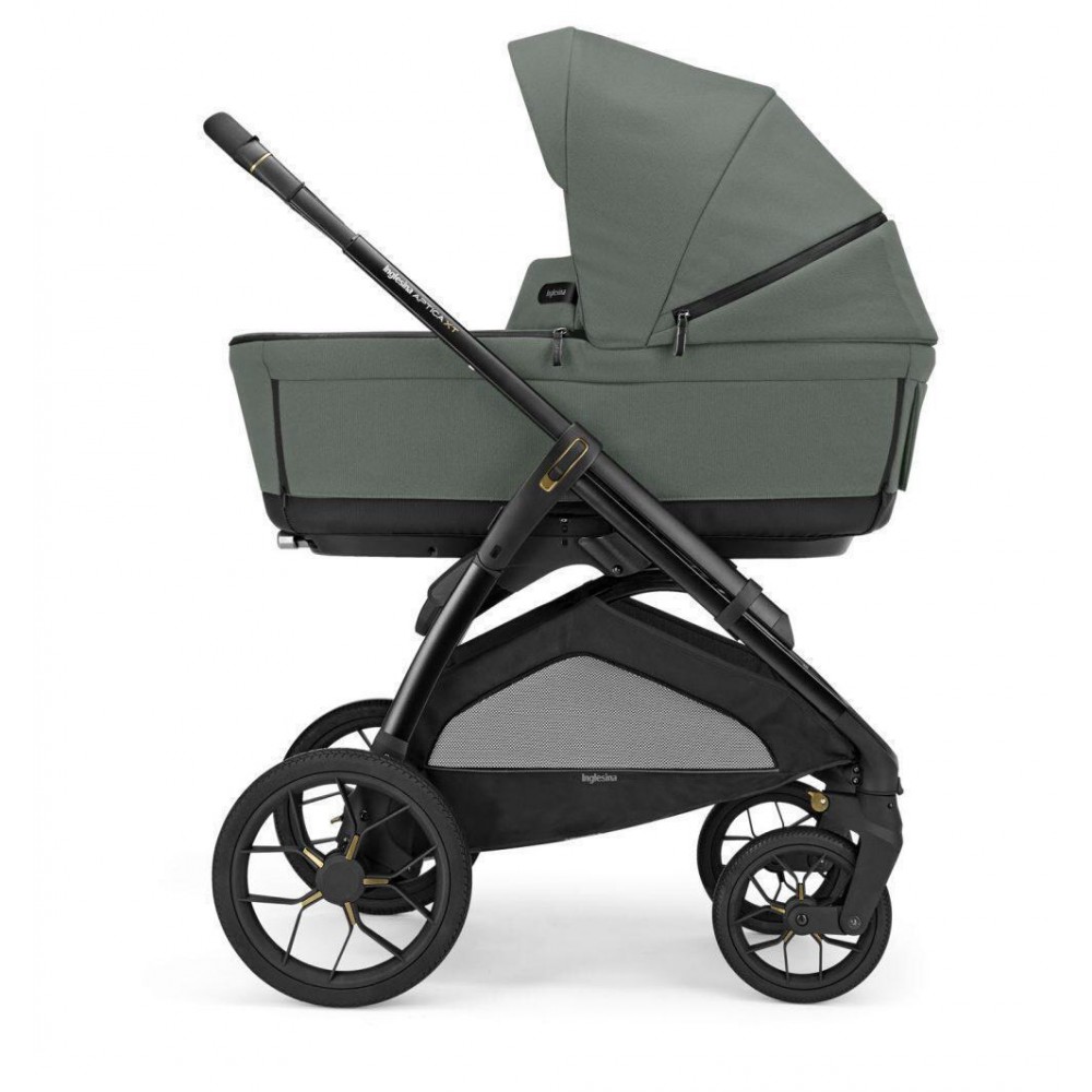 Inglesina Σύστημα μεταφοράς Aptica XT Duo 2025 χρώμα Taiga Green με σκελετό Black 