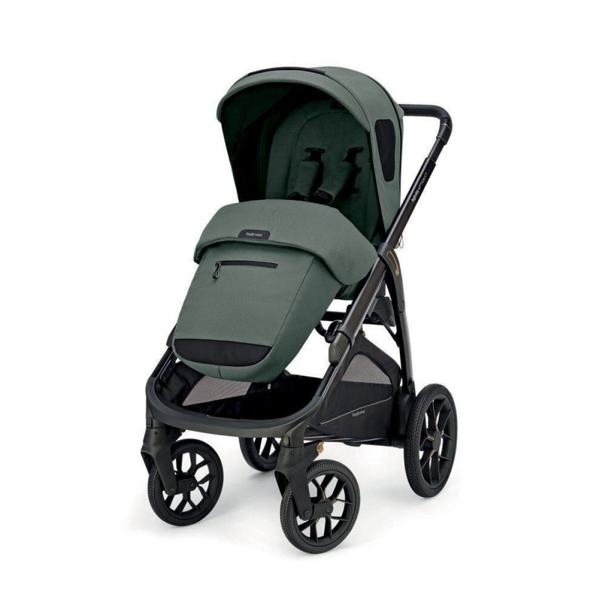 Inglesina Σύστημα μεταφοράς Aptica XT Duo 2025 χρώμα Taiga Green με σκελετό Black Inglesina Σύστημα μεταφοράς Aptica XT Duo 2025 χρώμα Taiga Green με σκελετό Black