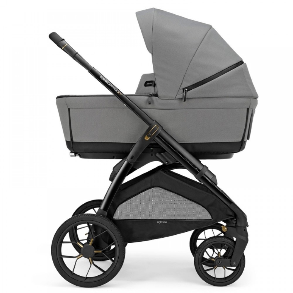 Inglesina Aptica XT Quattro Canyon Grey & κάθισμα αυτ/του Darwin Infant 2025