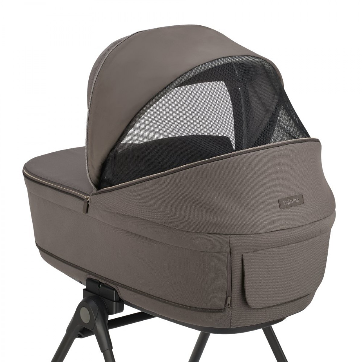 Inglesina Aptica Σύστημα Μεταφοράς Quattro Με Κάθισμα Αυτοκινήτου Darwin Essence Mokka / Palladio Black