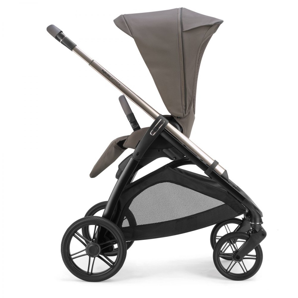 Inglesina Aptica Σύστημα Μεταφοράς Quattro Με Κάθισμα Αυτοκινήτου Darwin Essence Mokka / Palladio Black