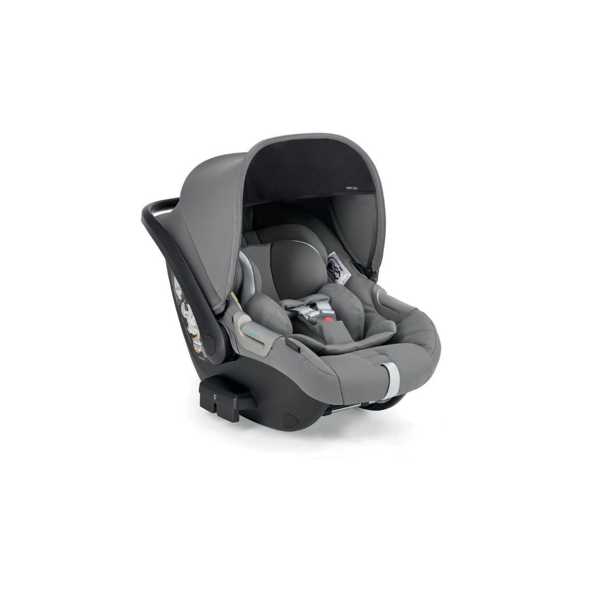 Inglesina Aptica Σύστημα Μεταφοράς Quattro Με Κάθισμα Αυτοκινήτου Darwin Crystal Grey / Litio Black