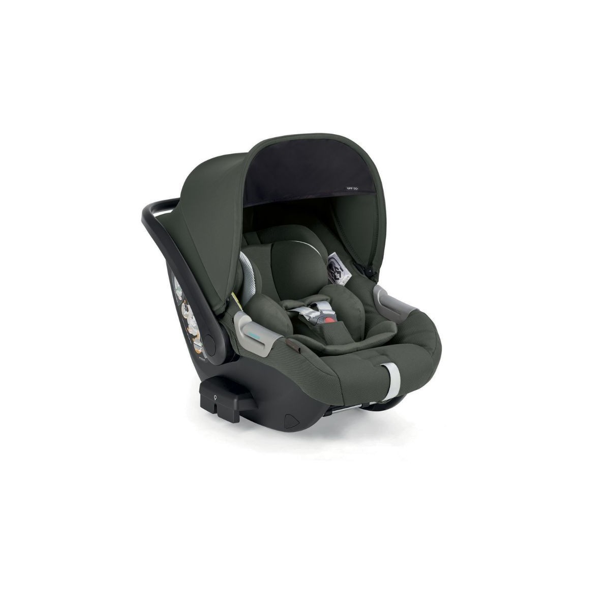 Inglesina Aptica Σύστημα Μεταφοράς Quattro Με Κάθισμα Αυτοκινήτου Darwin Ivy Green / Litio Black