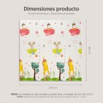 Interbaby Πτυσσόμενο Χαλάκι Δραστηριοτήτων Forest 180x200cm