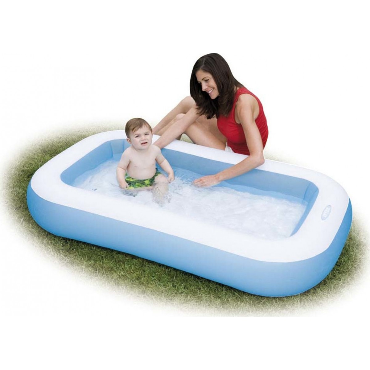 Intex Restangular Pool  - Ορθογώνια Πισίνα Ειδική Για Βεράντες & Ταράτσες - Μαλακή Βάση 166x100x28εκ