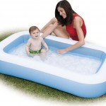 Intex Restangular Pool  - Ορθογώνια Πισίνα Ειδική Για Βεράντες & Ταράτσες - Μαλακή Βάση 166x100x28εκ