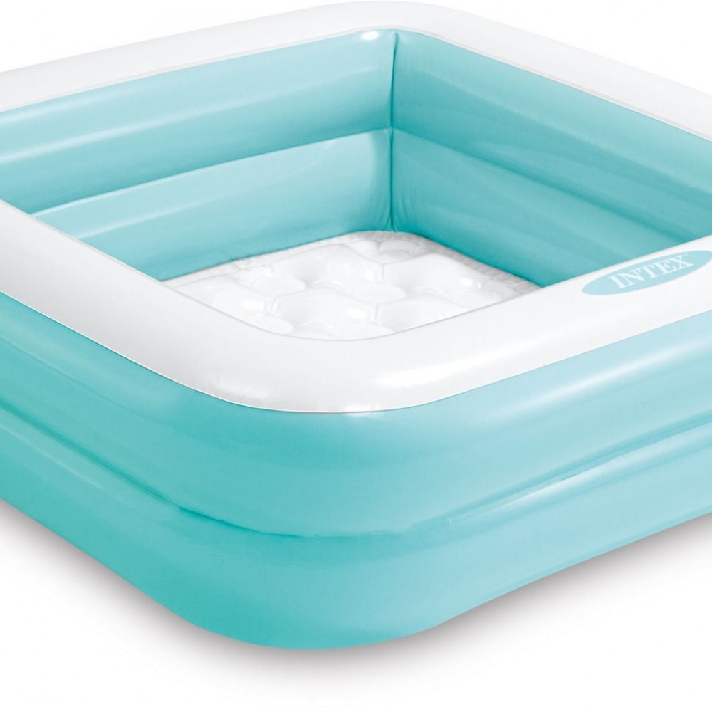 Παιδική Τετράγωνη Πισίνα Play Box Pool 85x85x23εκ Intex Blue 