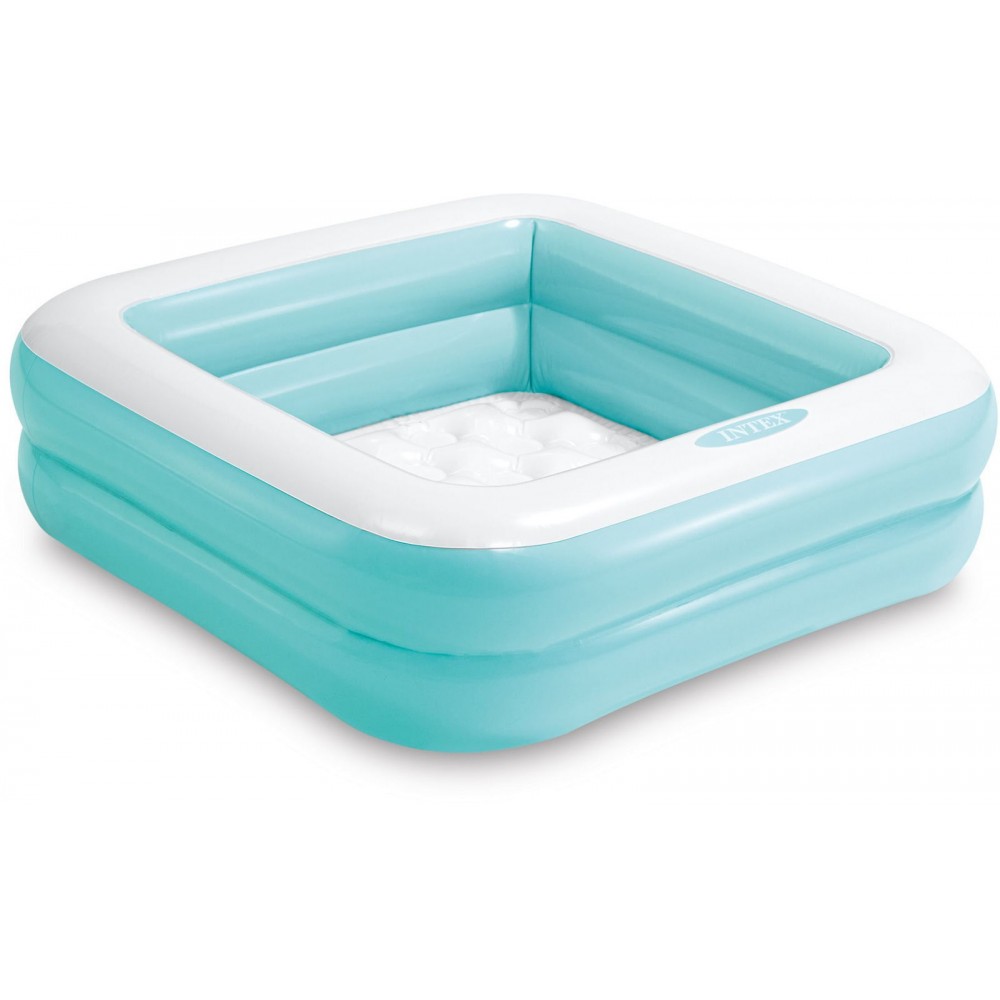 Παιδική Τετράγωνη Πισίνα Play Box Pool 85x85x23εκ Intex Blue 