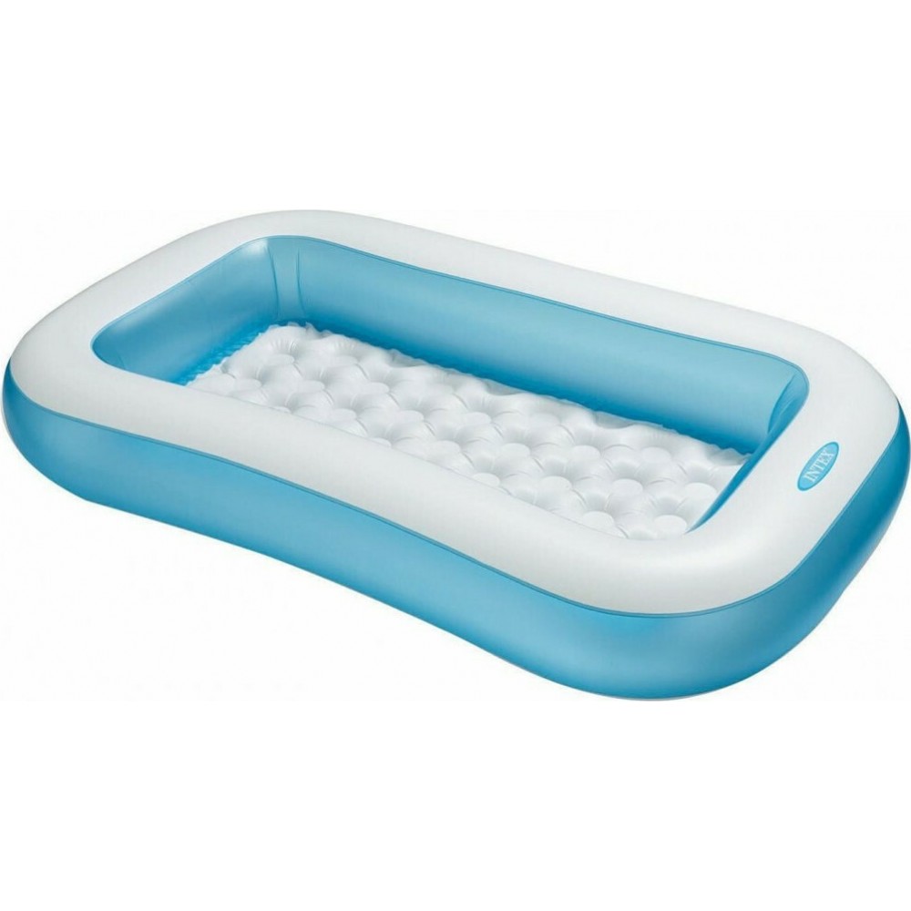 Intex Restangular Pool  - Ορθογώνια Πισίνα Ειδική Για Βεράντες & Ταράτσες - Μαλακή Βάση 166x100x28εκ