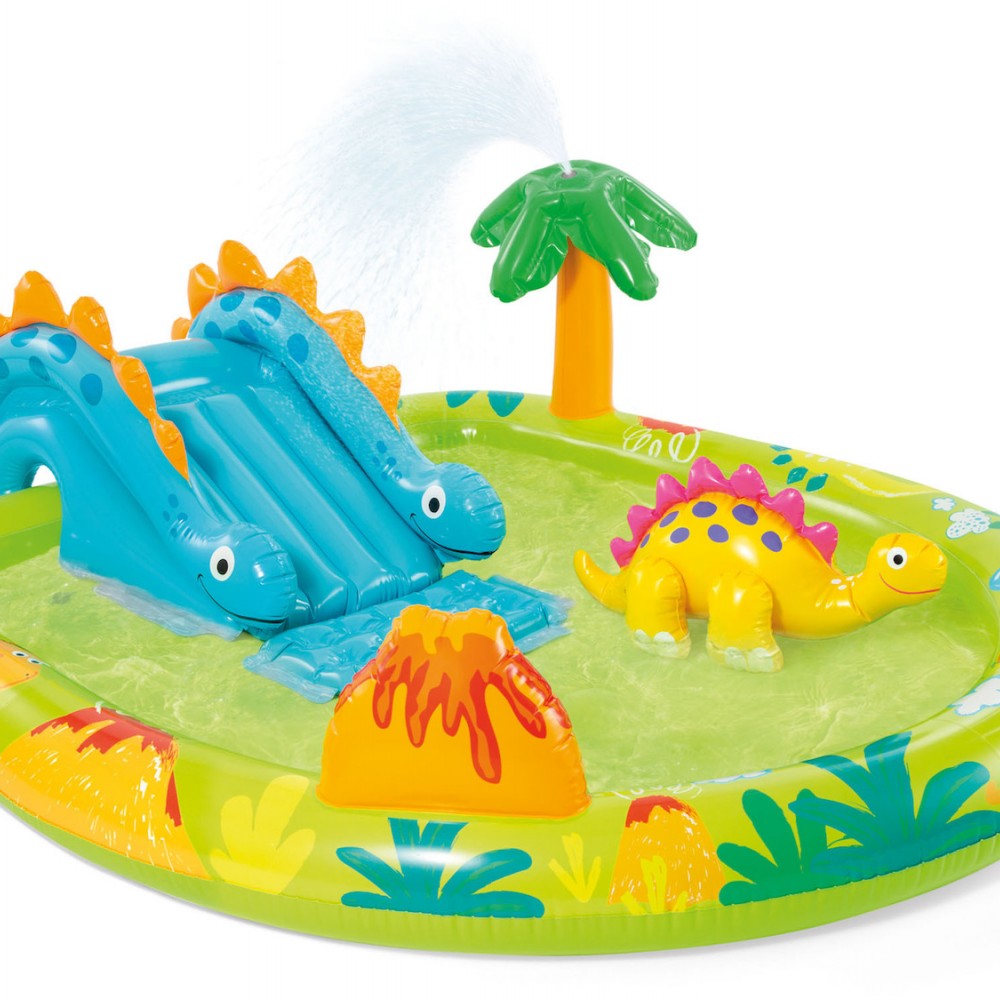 Φουσκωτή Παιδική Πισίνα Little Dino Play Center Intex 