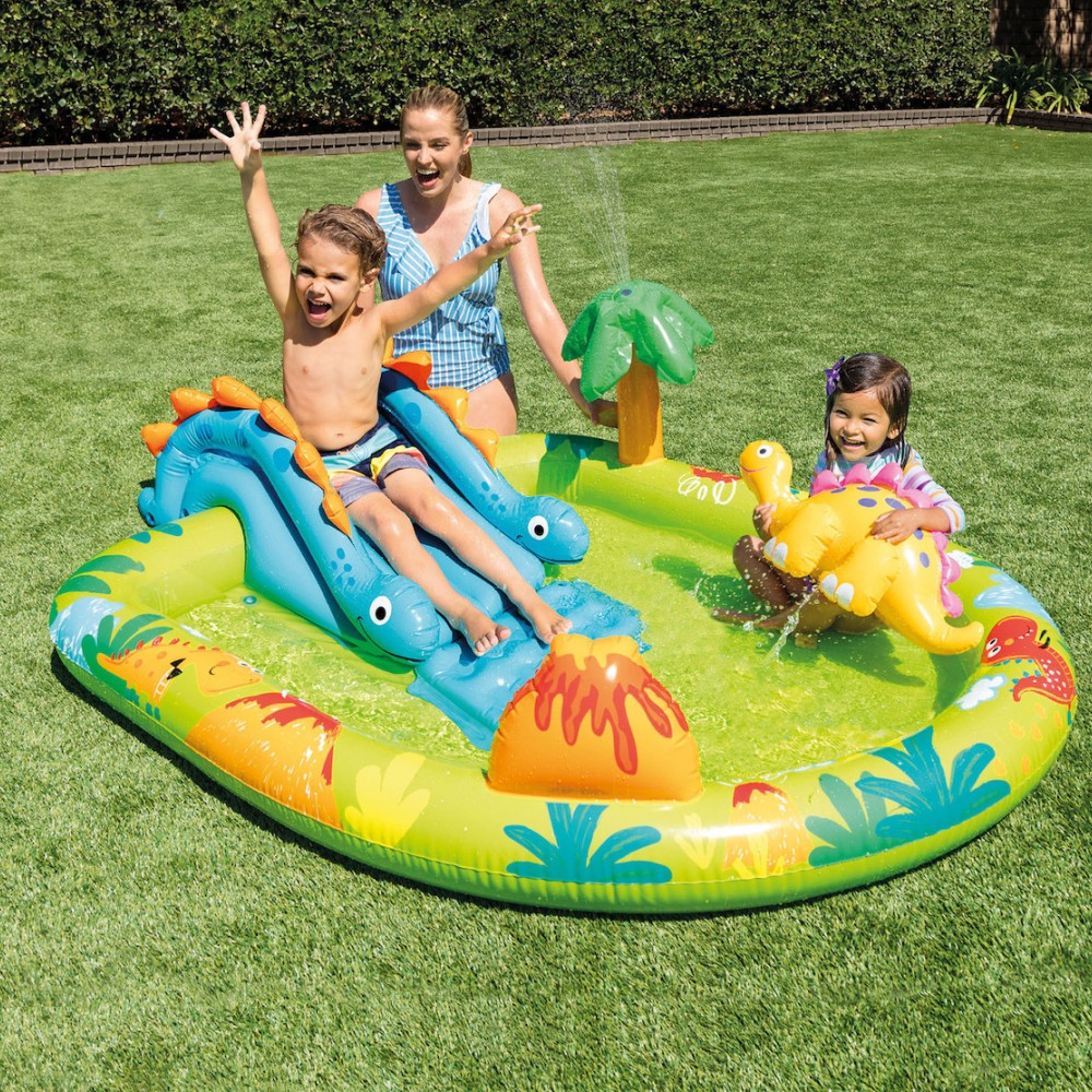 Φουσκωτή Παιδική Πισίνα Little Dino Play Center Intex 