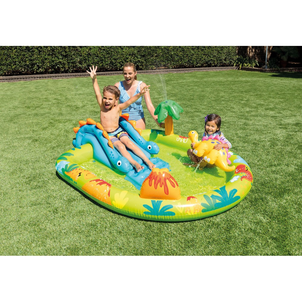 Φουσκωτή Παιδική Πισίνα Little Dino Play Center Intex 