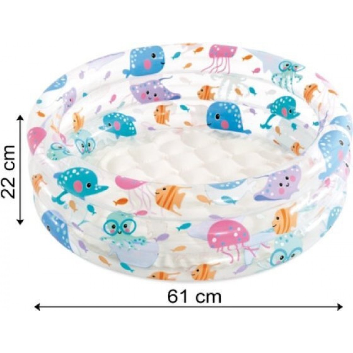Παιδική Φουσκωτή Πισίνα Intex 3-Ring Paddling Pool  Baby