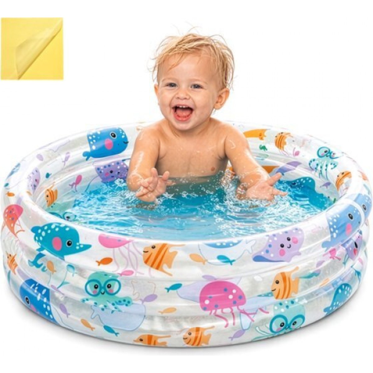 Παιδική Φουσκωτή Πισίνα Intex 3-Ring Paddling Pool  Baby