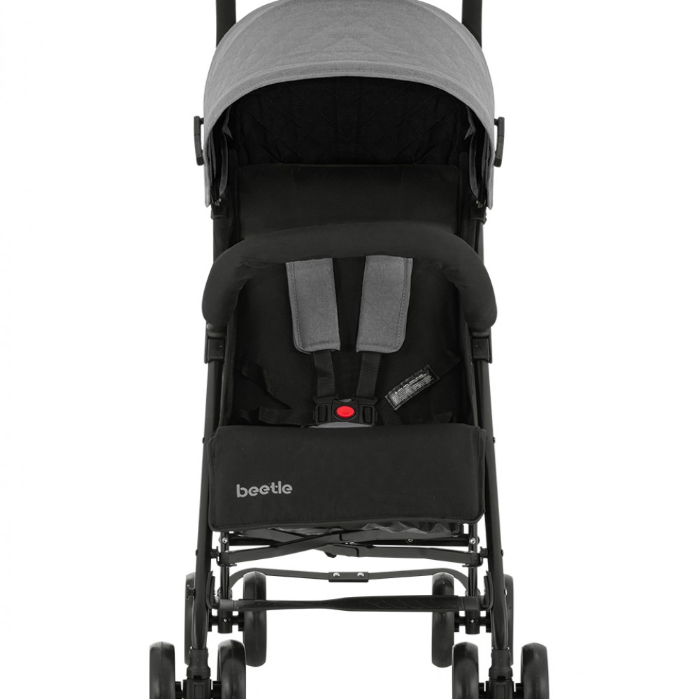 Kikkaboo Ελαφρύ Καρότσι Μπαστούνι Beetle  Grey