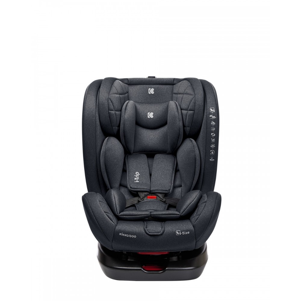 Kikka Boo Κάθισμα Αυτοκινήτου isofix  40 έως 150 cm i-Trip i-Size Grey 