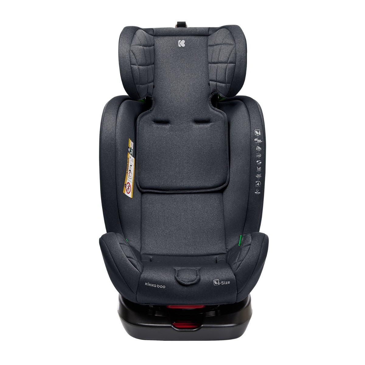 Kikka Boo Κάθισμα Αυτοκινήτου isofix  40 έως 150 cm i-Trip i-Size Grey