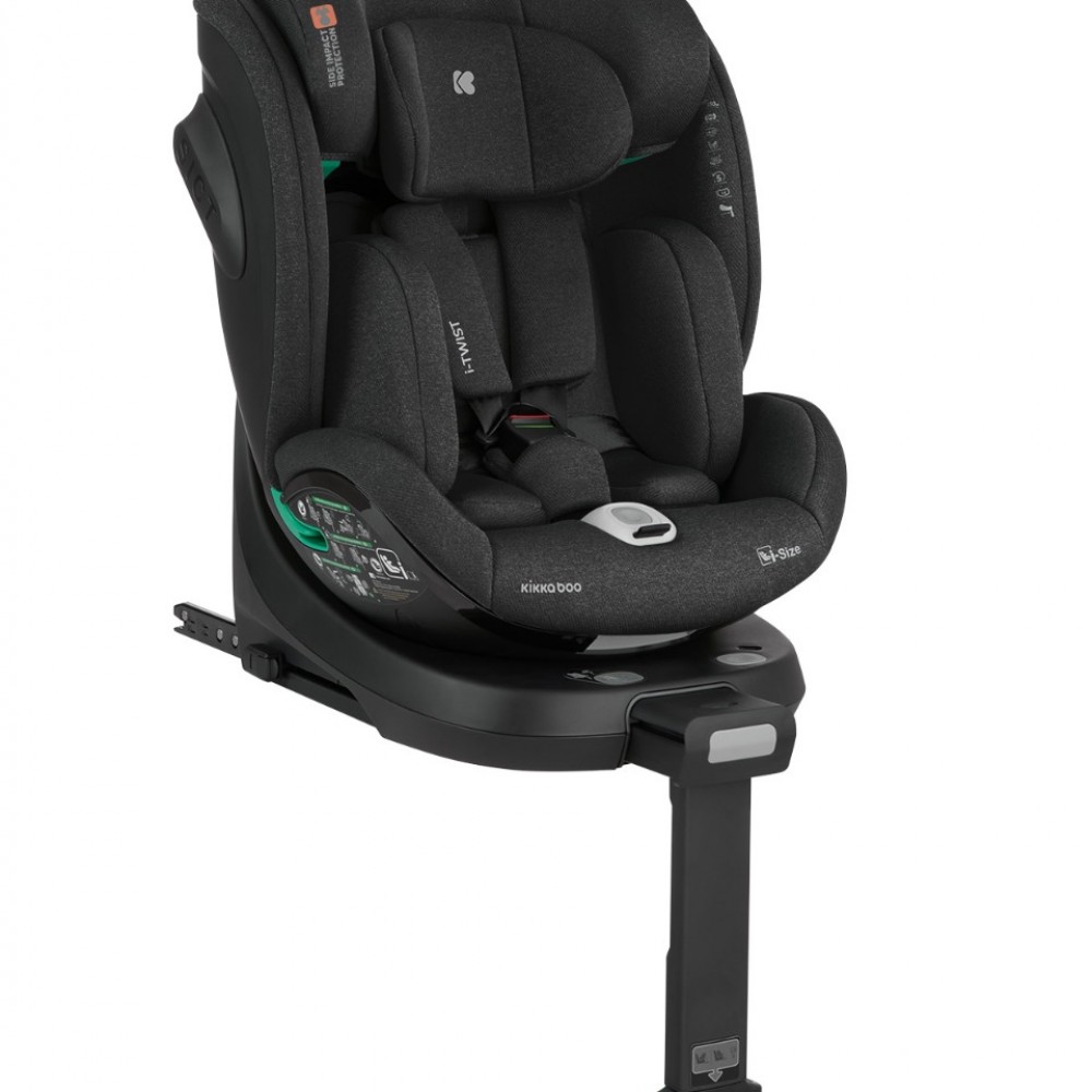 Κάθισμα αυτοκινήτου i-Twist Kikka Boo 40-150 cm i-SIZE Black