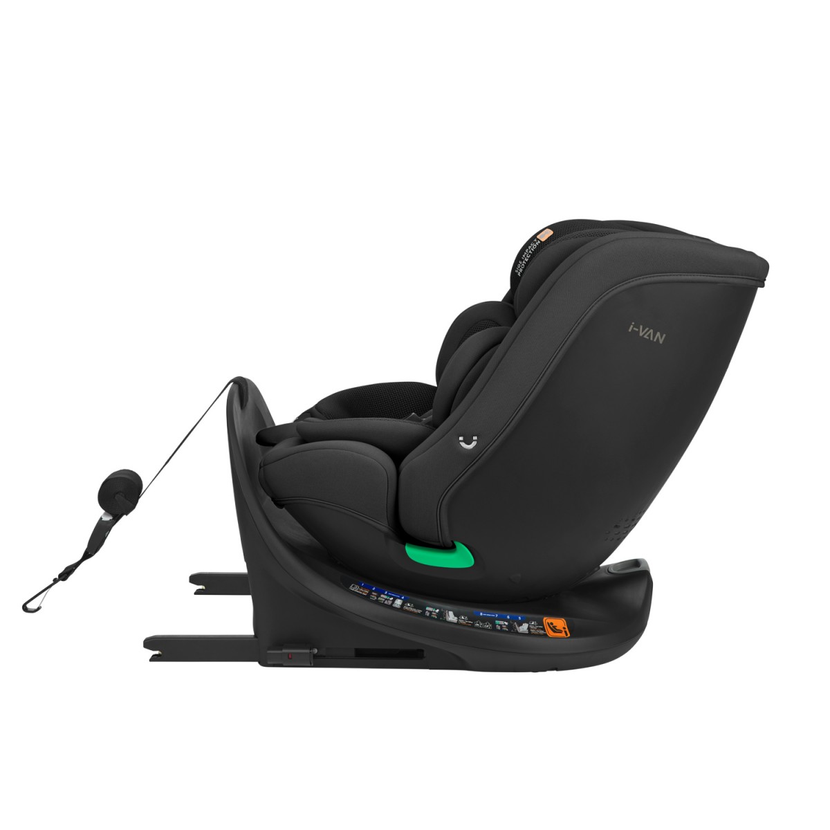 Κάθισμα Αυτοκινήτου 40-150εκ 360° Kikka Boo i-Van i-Size Black