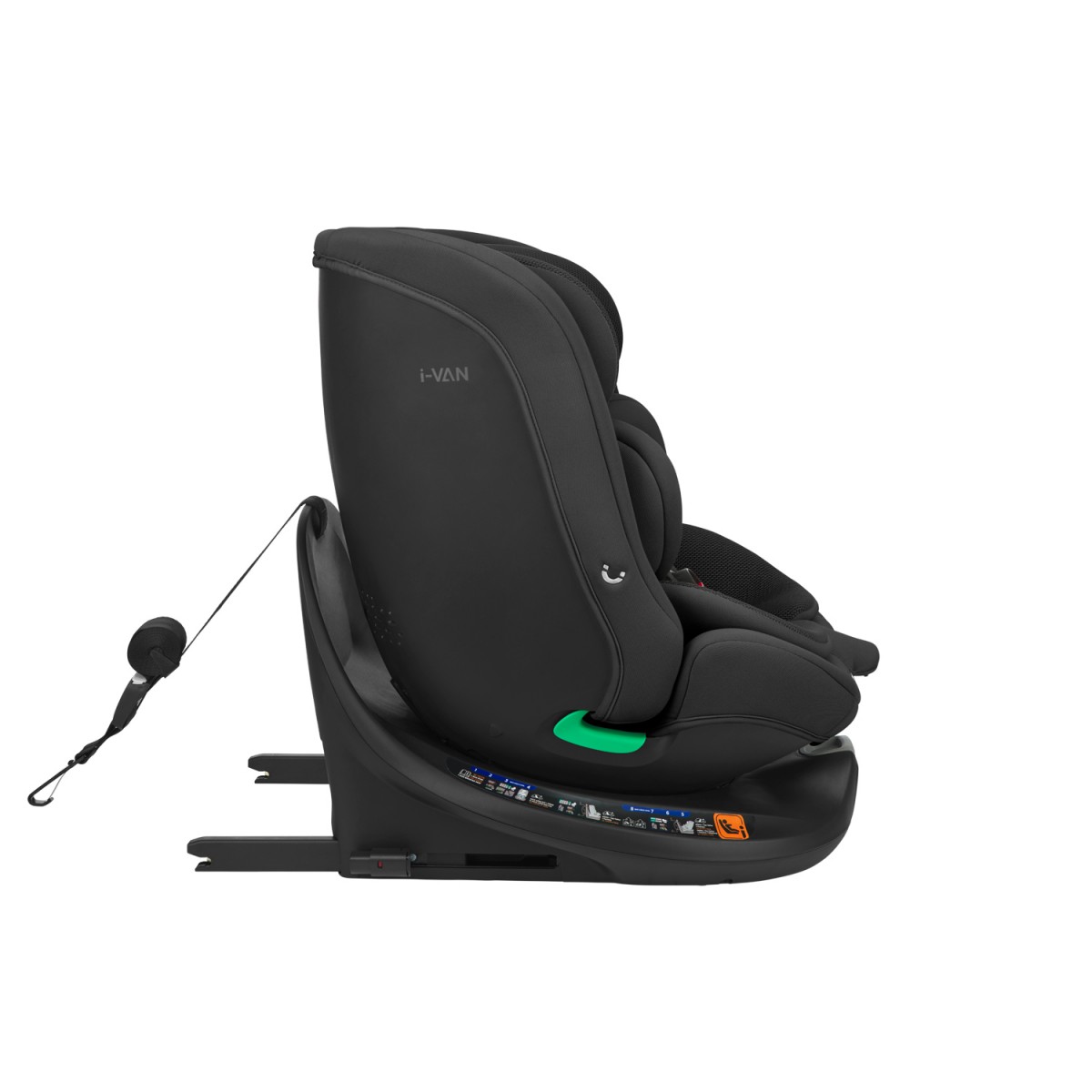 Κάθισμα Αυτοκινήτου 40-150εκ 360° Kikka Boo i-Van i-Size Black