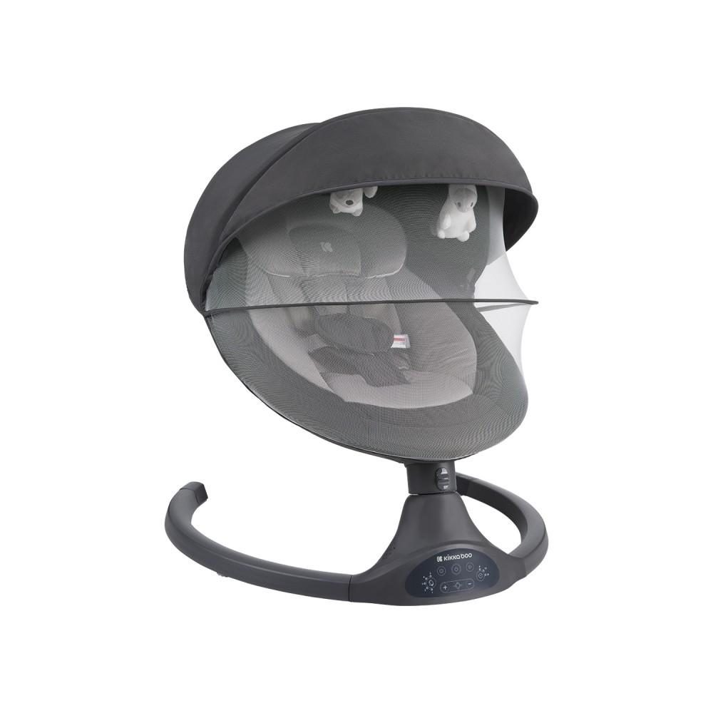 Ηλεκτρική Κούνια Ρηλάξ Kikka boo side-to-side Codie Dark Grey