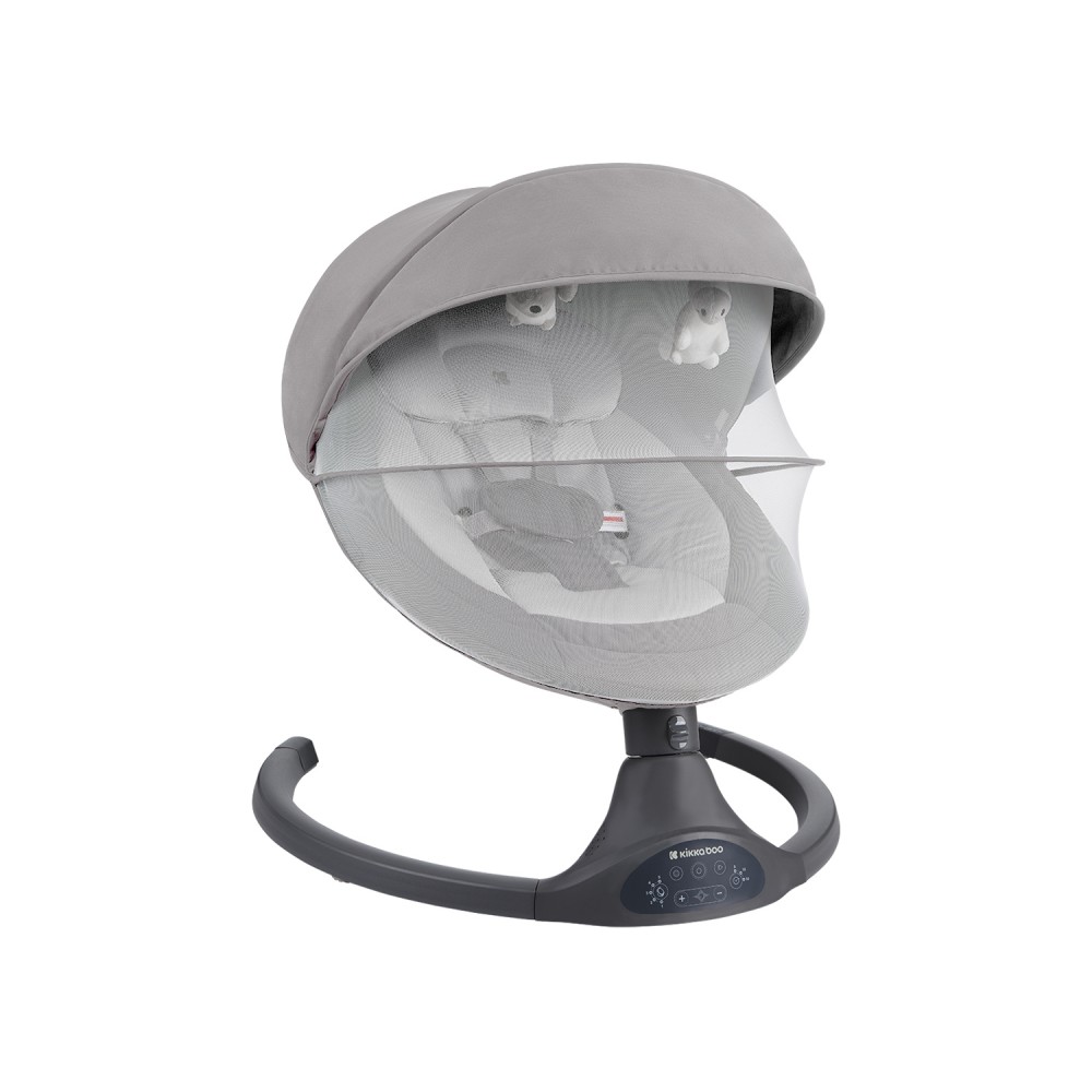 Ηλεκτρική Κούνια Ρηλάξ Kikka boo side-to-side Codie Light Grey