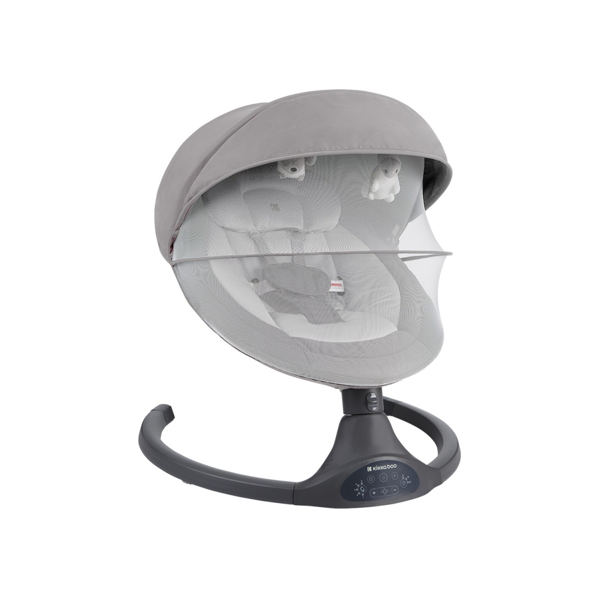Ηλεκτρική Κούνια Ρηλάξ Kikka boo side-to-side Codie Light Grey Ηλεκτρική Κούνια Ρηλάξ Kikka boo side-to-side Codie Light Grey