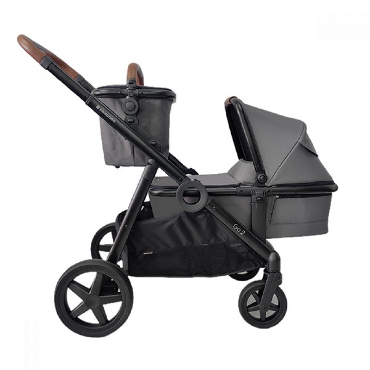 Go 2 δίδυμο σύστημα μεταφοράς dark grey